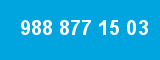988 877 15 03 988 877 15 03